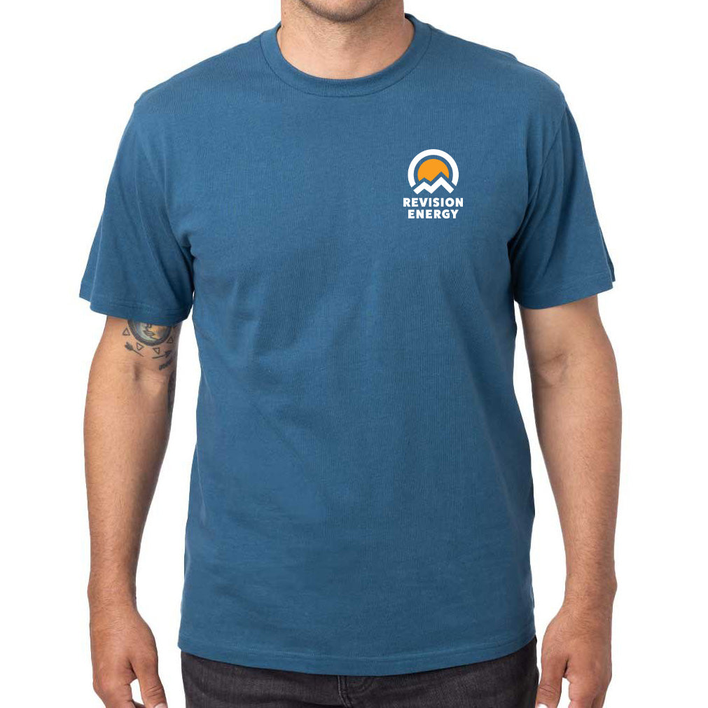Sunsquatch Recycled Cotton Tee • Tidal Blue | Made on Demand