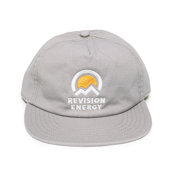 Flat Brim Hat • Light Grey