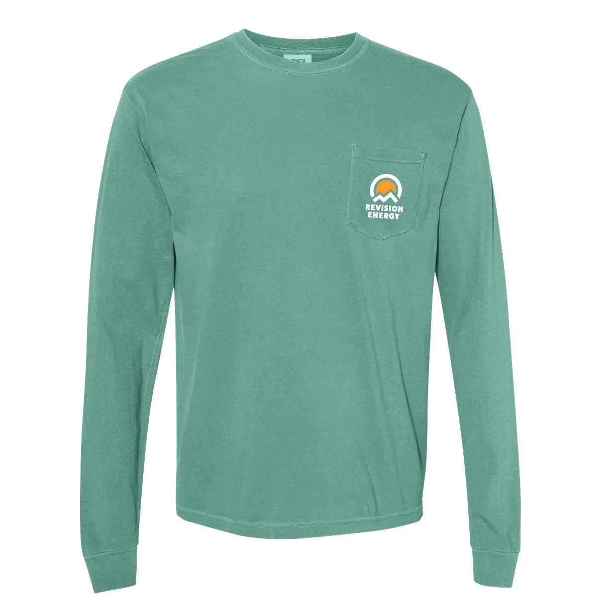 Mineral Dye Pocket Long Sleeve • Light Green | Made on Demand