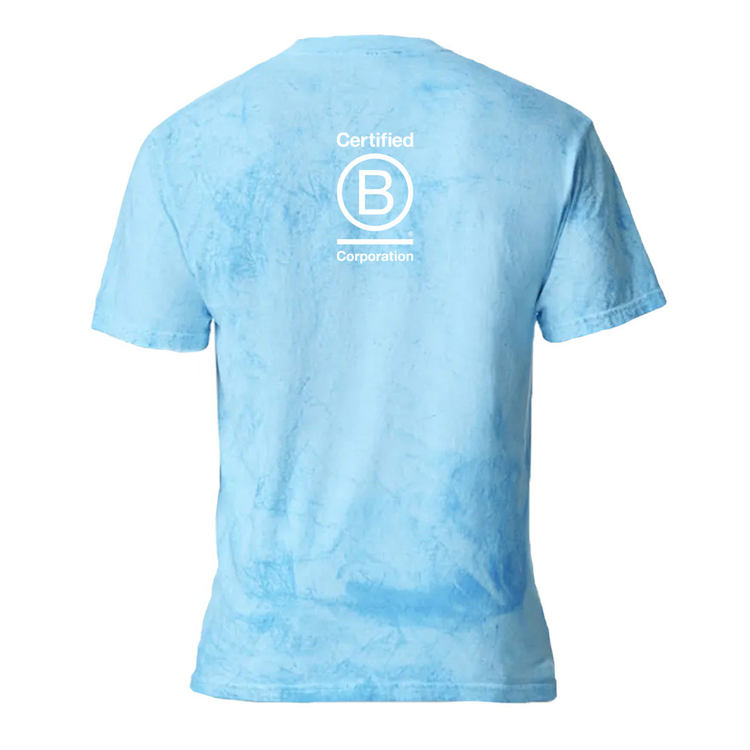 Colorblast Heavyweight Tee • Fiji Blue | Made on Demand