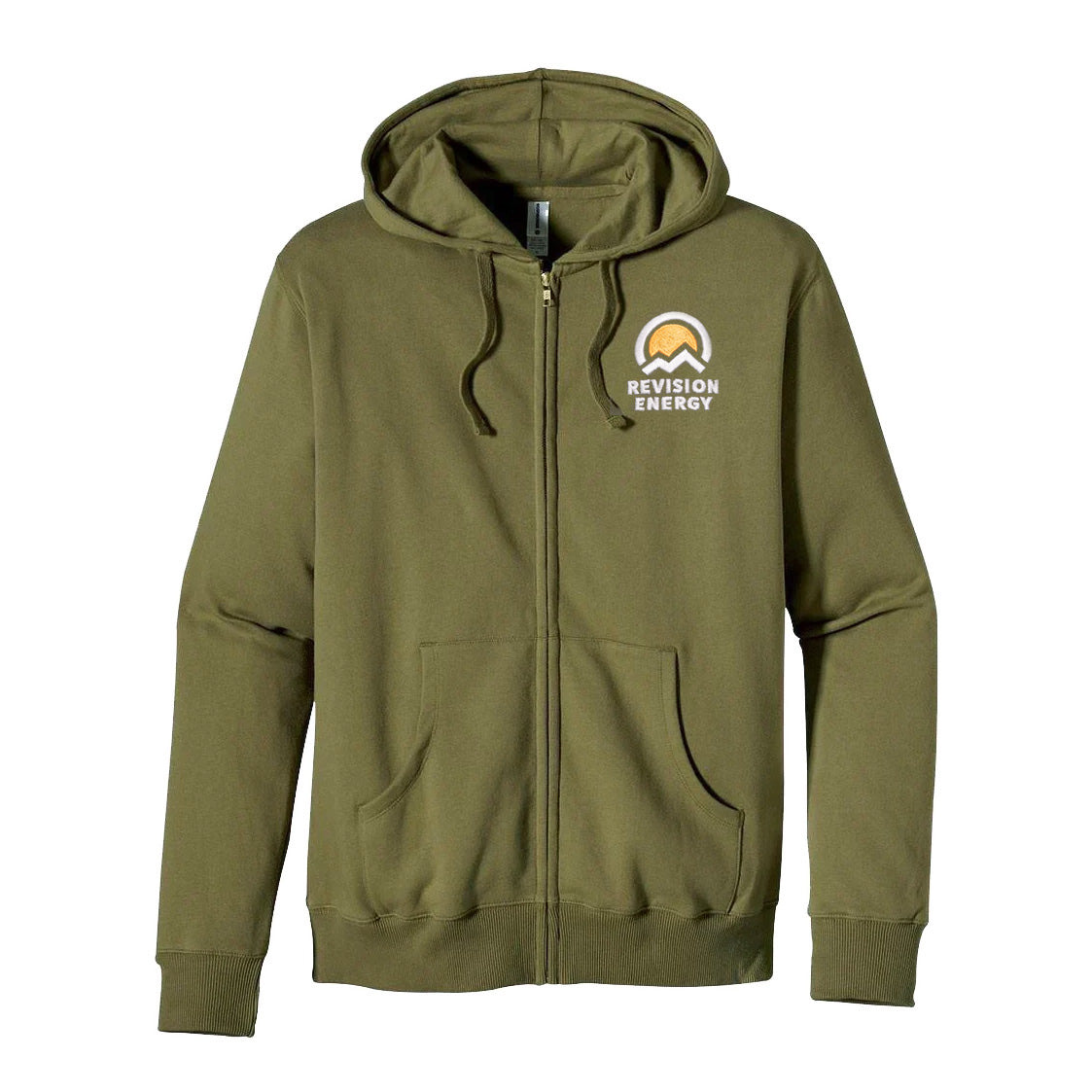 Embroidered Full-Zip Hoodie • Jungle | Made on Demand