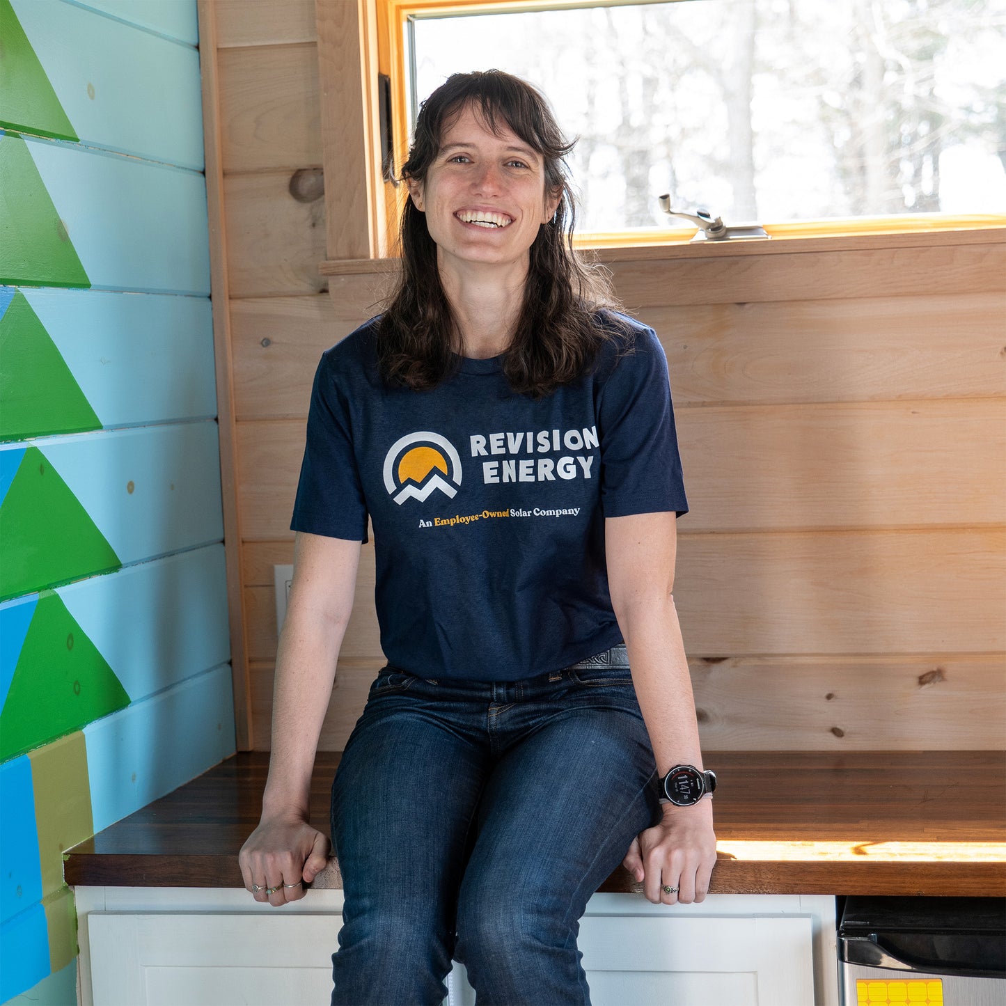 Lightweight Recycled Tee • Navy