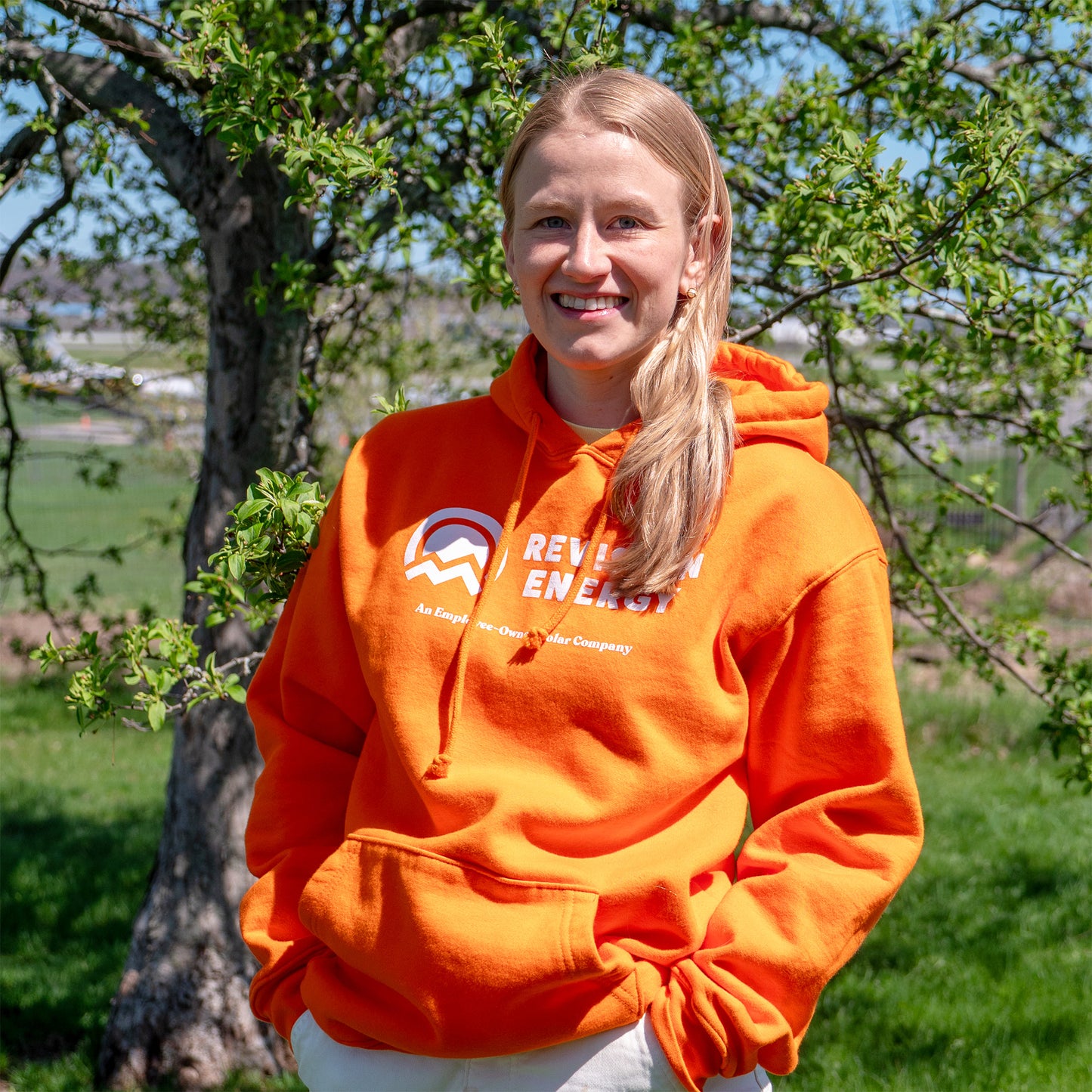 USA Made Heavyweight Hoodie • Bright Orange | Made on Demand