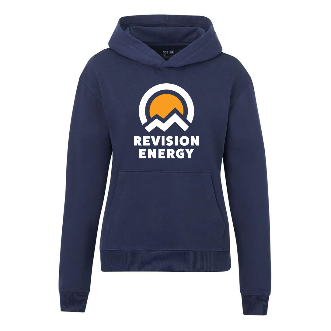 Women's Organic Cotton Hoodie • Dress Blue | Made on Demand