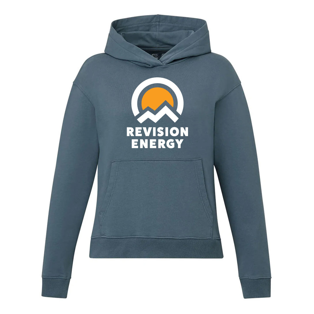 Women's Organic Cotton Hoodie • Vintage Blue Made on Demand