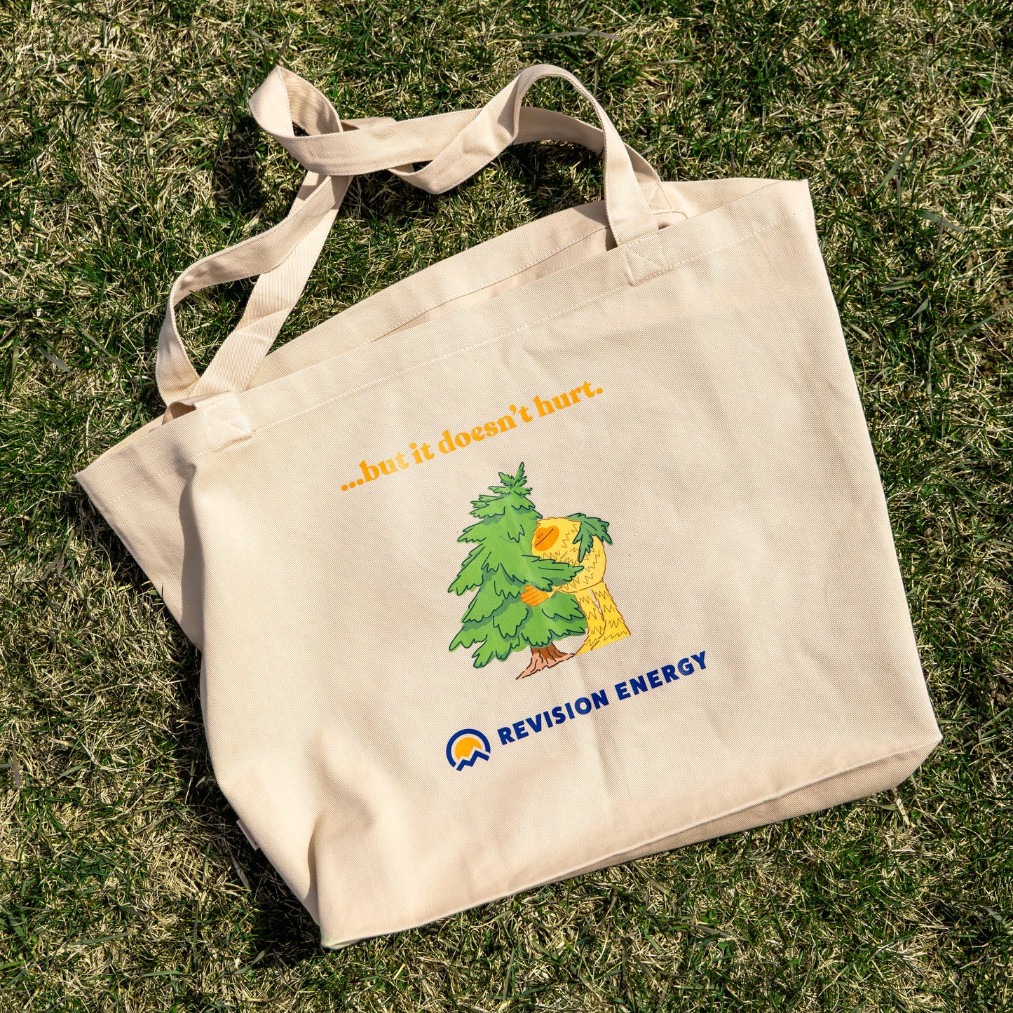 Tree Hugger Organic Cotton Tote • Oyster