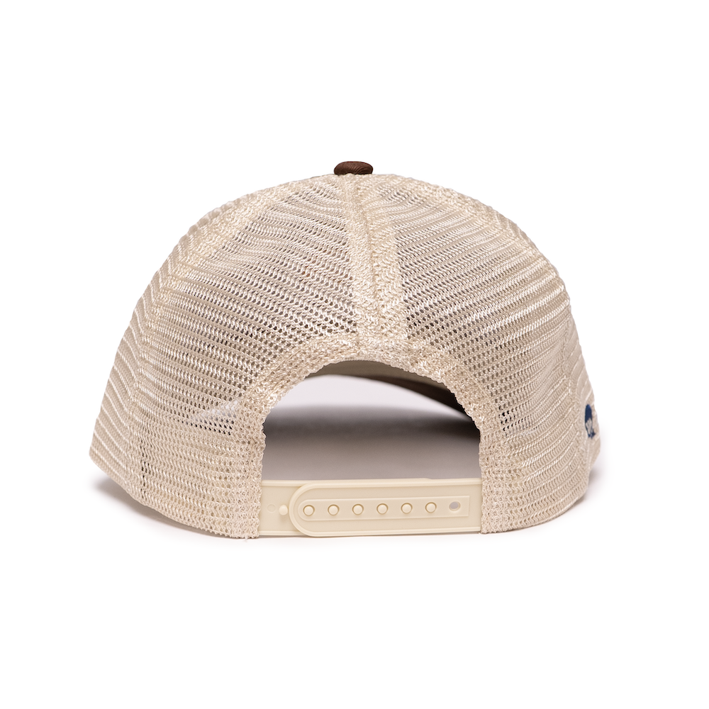 Mesh-Back Trucker • Earth/Oyster